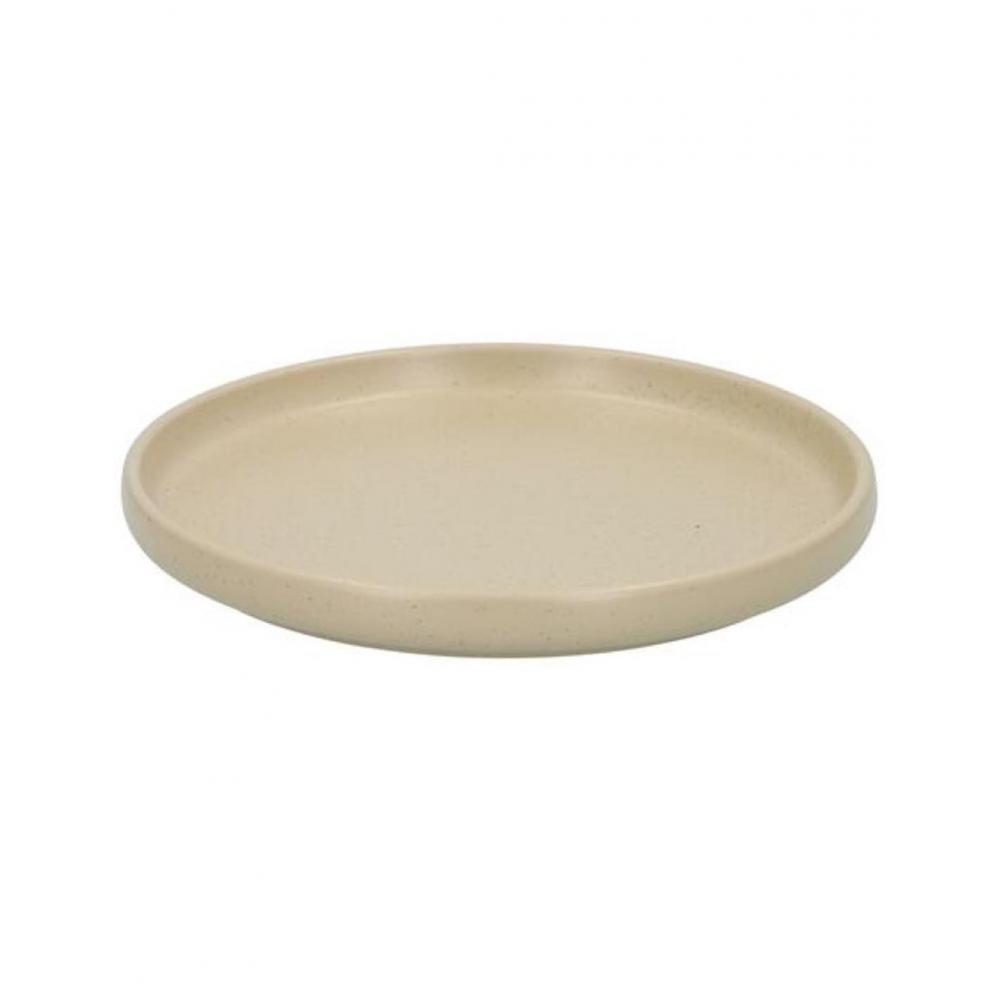 Πιάτο γλυκού μπεζ Stoneware Φ20cm Plastona 03.50052