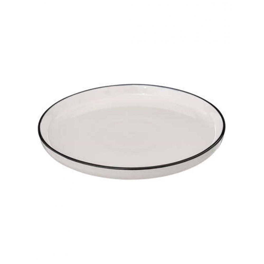 Πιάτο γλυκού πορσελάνη new bone china λευκή Φ20cm Plastona 07.194872A