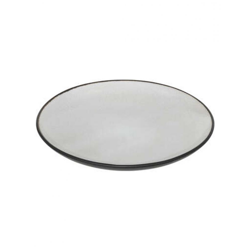 Πιάτο γλυκού STONEWARE ασπρο -μαύρο  Φ21cm Plastona 07.203249B