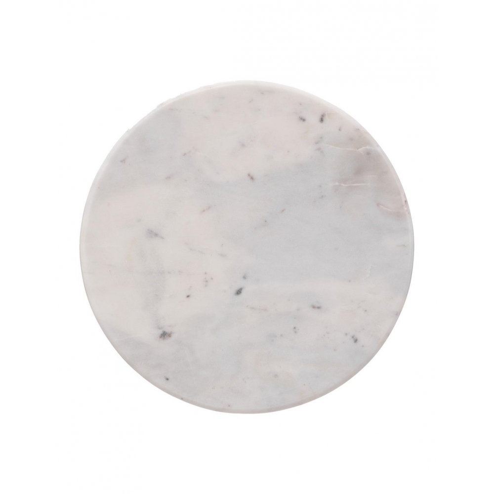 Πιατέλα marble λευκό Φ30 Plastona 07.188888A