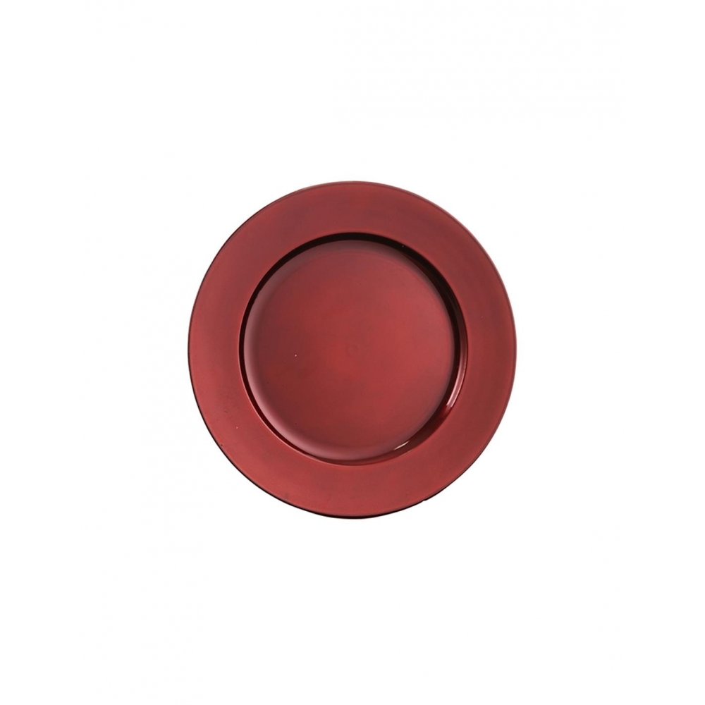 Πιάτο Mila κόκκινο Φ33 Plastona 02.1064205