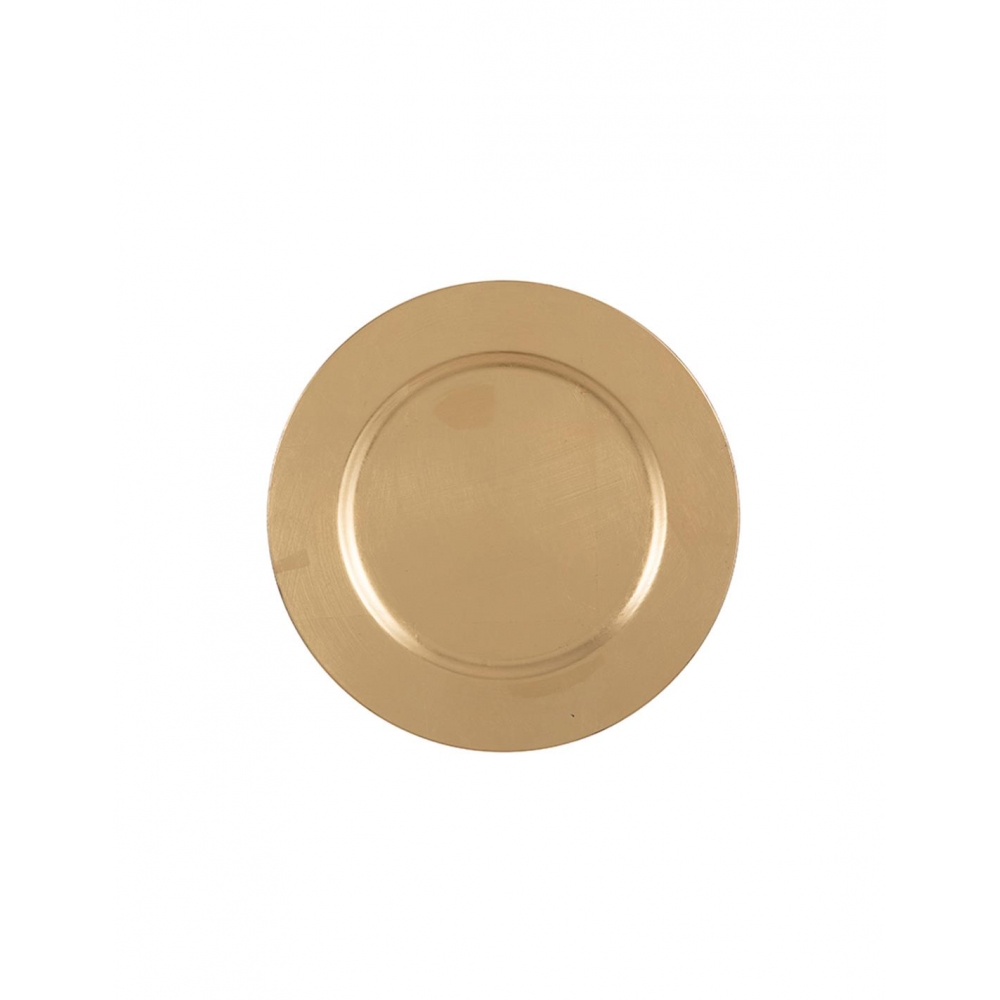 Πιάτο Mila χρυσό Φ33 Plastona 02.1064203