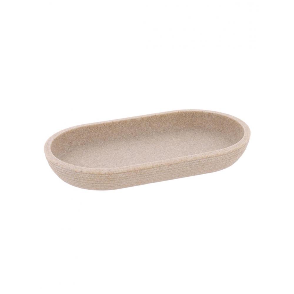 Πιάτο / σαπουνοθηκη polyresin μπεζ 20.5x11.3cm Plastona 06.68178161