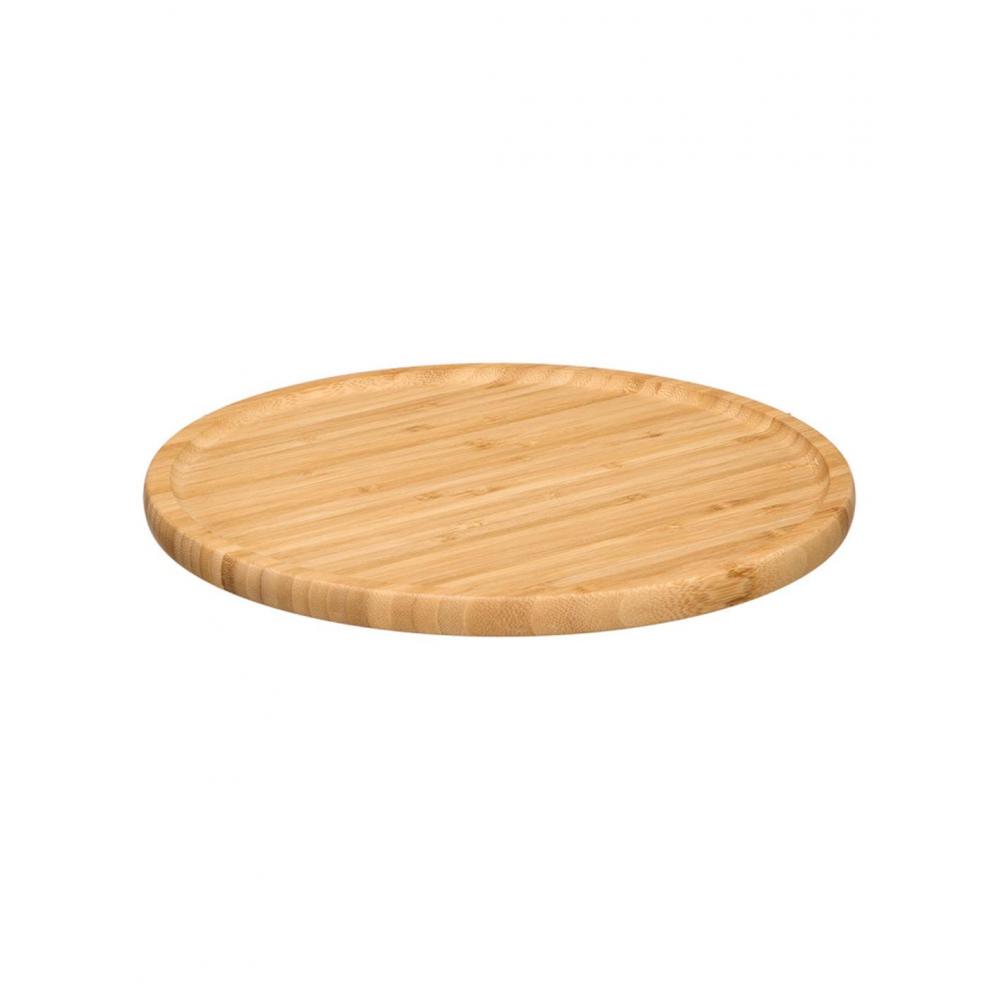 Πιάτο στρογγυλό bamboo φυσικό Φ30cm Plastona 029.11625