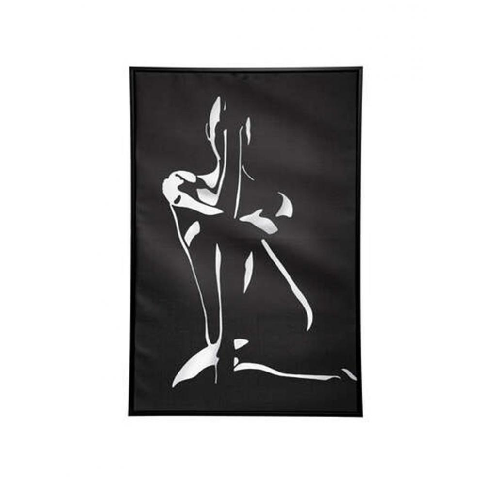 Πίνακας γυναίκα black/white μαύρη κορνίζα 60x90cm Plastona 07.182118