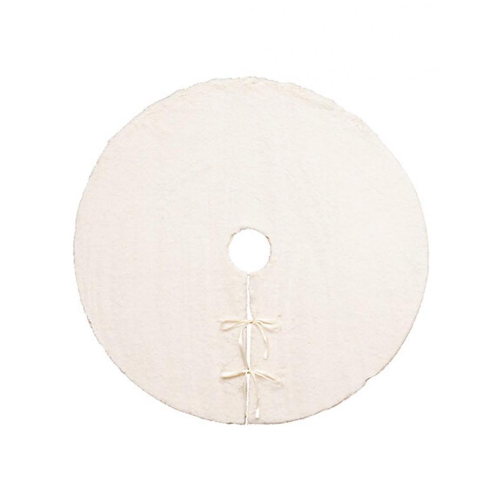 Ποδιά δέντρου γούνινη λευκή Φ90cm Plastona 07.208650