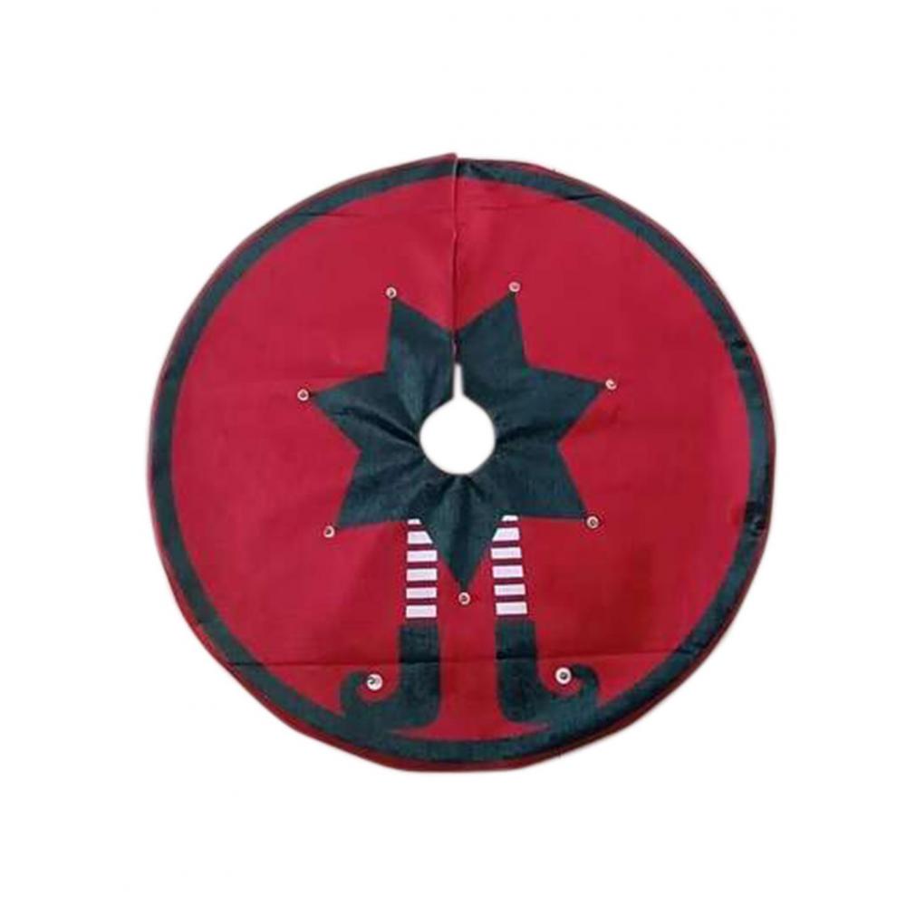 Ποδιά δέντρου κόκκινη/πόδια ξωτικού Φ90cm Plastona 07.199413