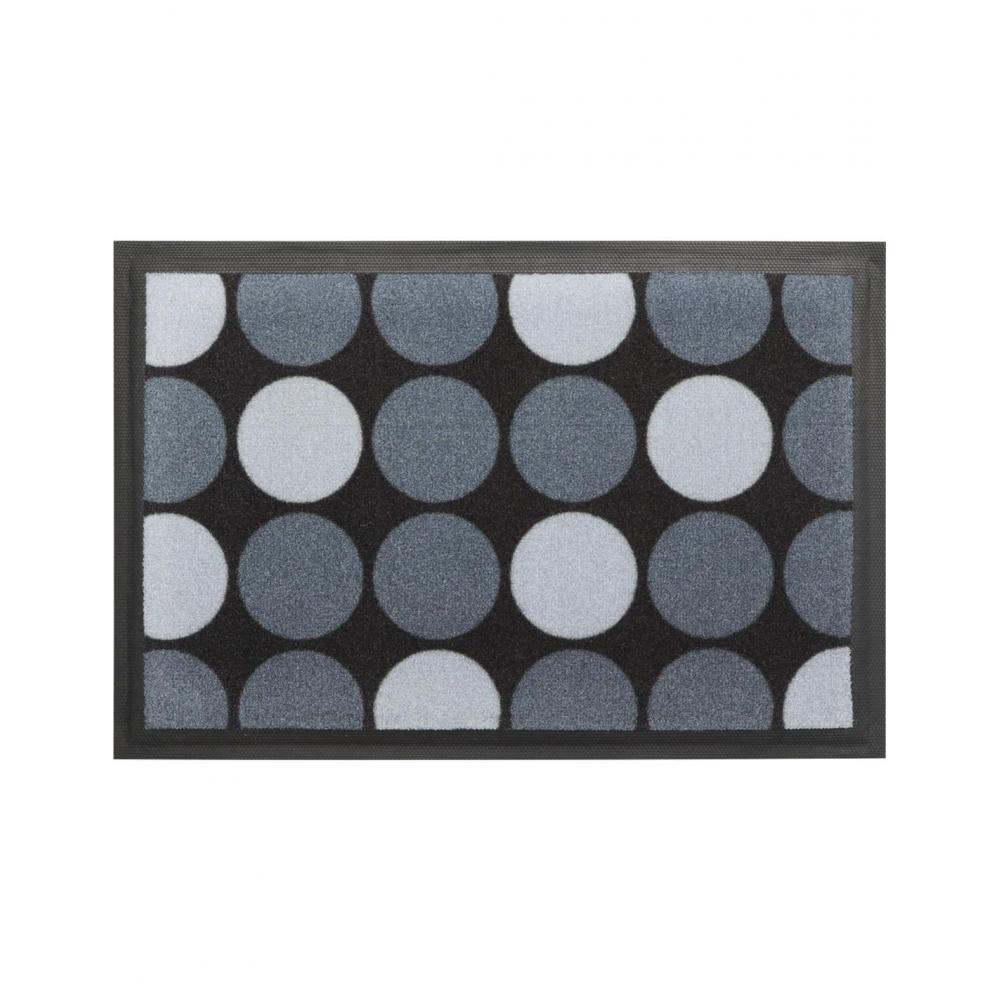 Ποδόμακτρο GREY κύκλοι 40x60cm Plastona 05.1474993