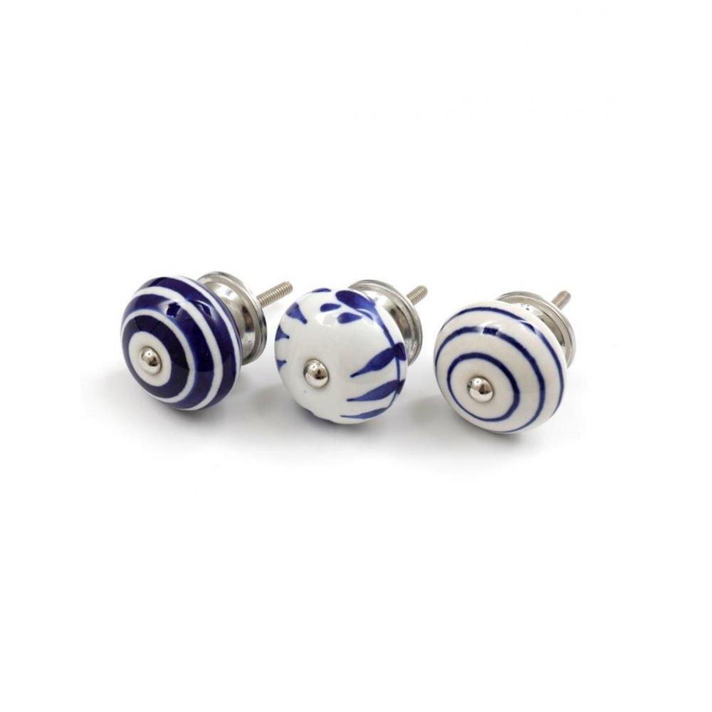 Πόμολα blue&white 3σχέδια σ/4 Plastona 014.HH5929