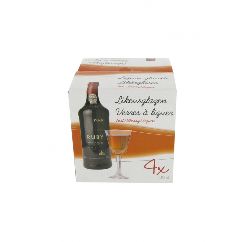 Ποτήρι για λικέρ 80ml σ/4 Plastona 03.15323