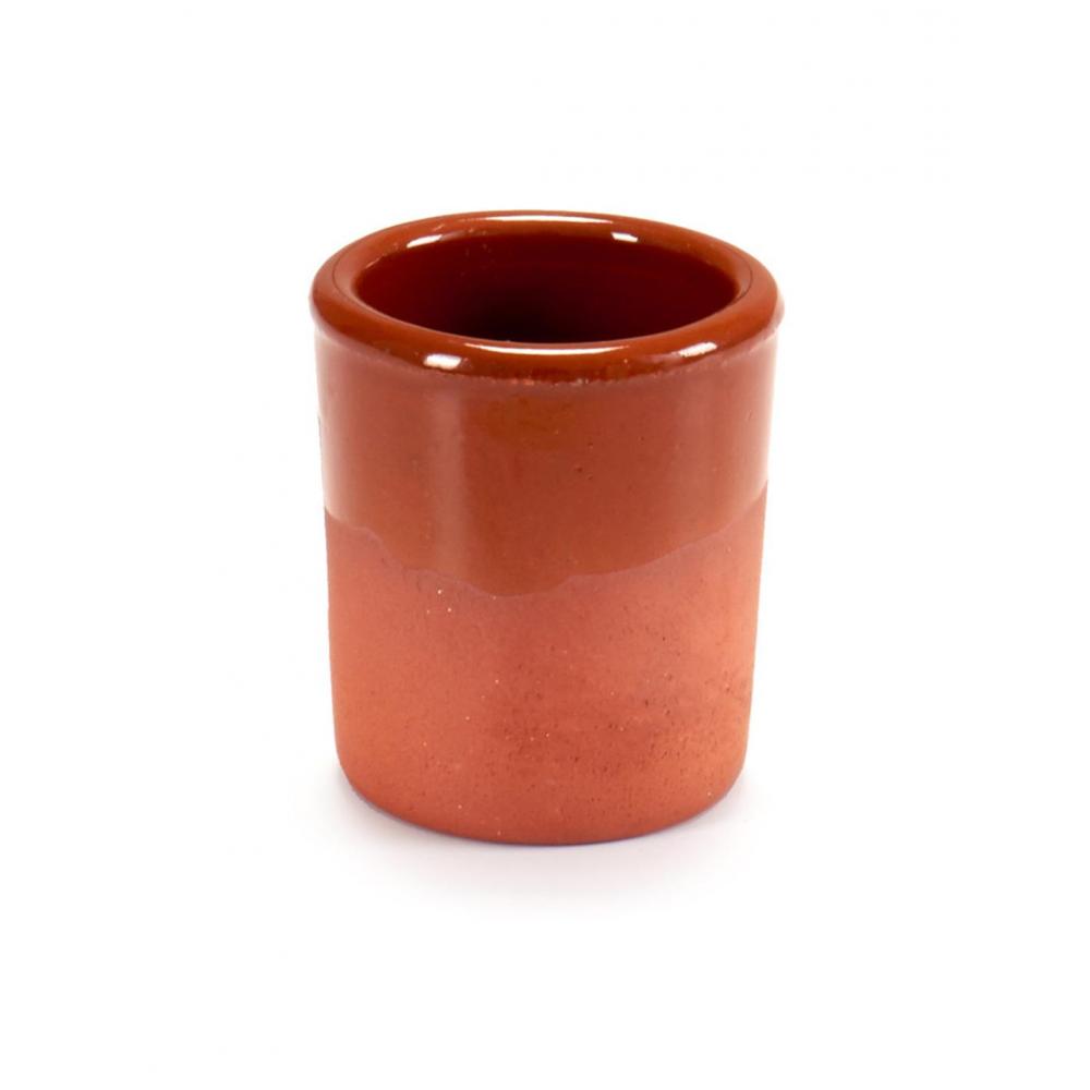 Ποτήρι Κεραμικό  terracotta 50ml/Φ5x5,5cm Plastona 029.12970