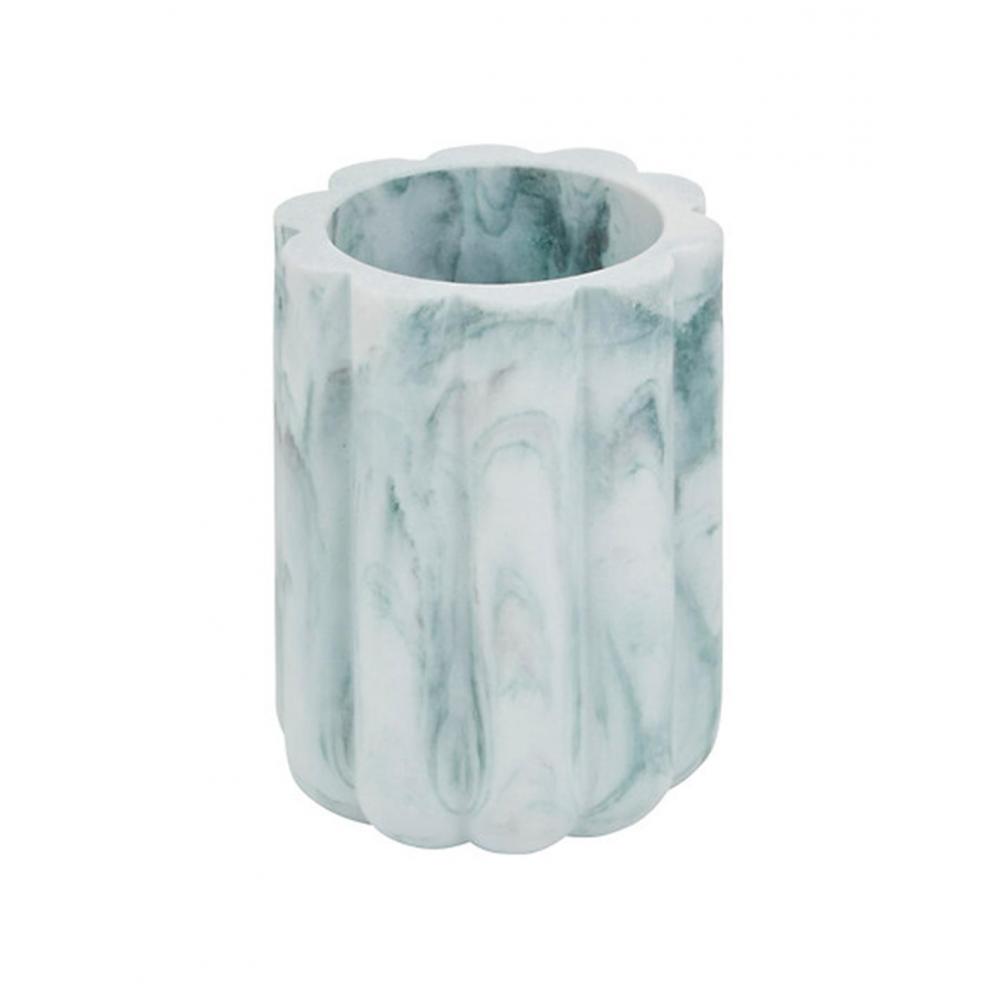 Ποτήρι μάρμαρο λευκό Φ7,8x11cm Plastona 07.213321
