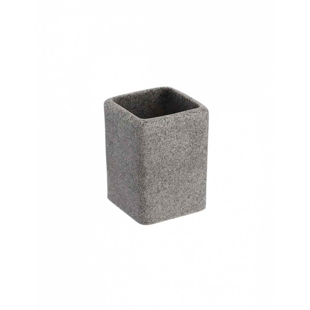 Ποτήρι μπάνιου polyresin γκρι /ΤΕΛΟΣ Plastona 06.6194180