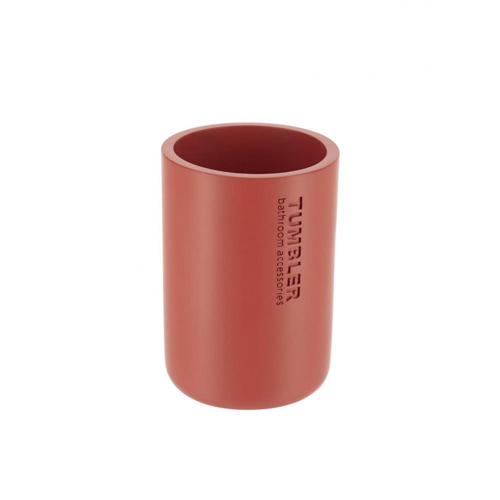 Ποτήρι μπάνιου polyresin terracotta 7.5x14 cm Plastona 06.61101125