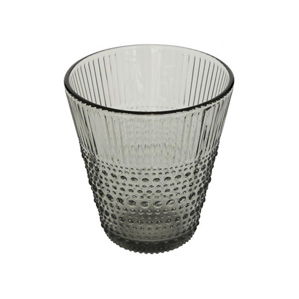 Ποτήρι νερού Bubble γκρι 27cl/9x9,6cm Plastona 07.203488B