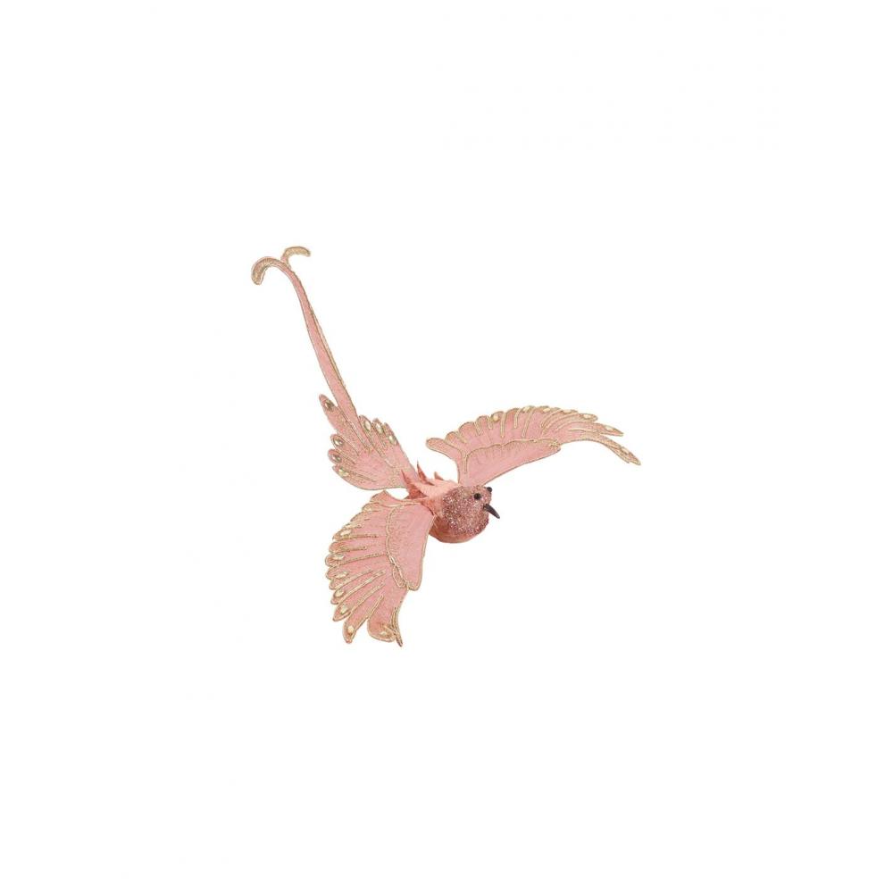 Πουλί ρόζ σε κλιπ 29x23x5cm Plastona 013.823987