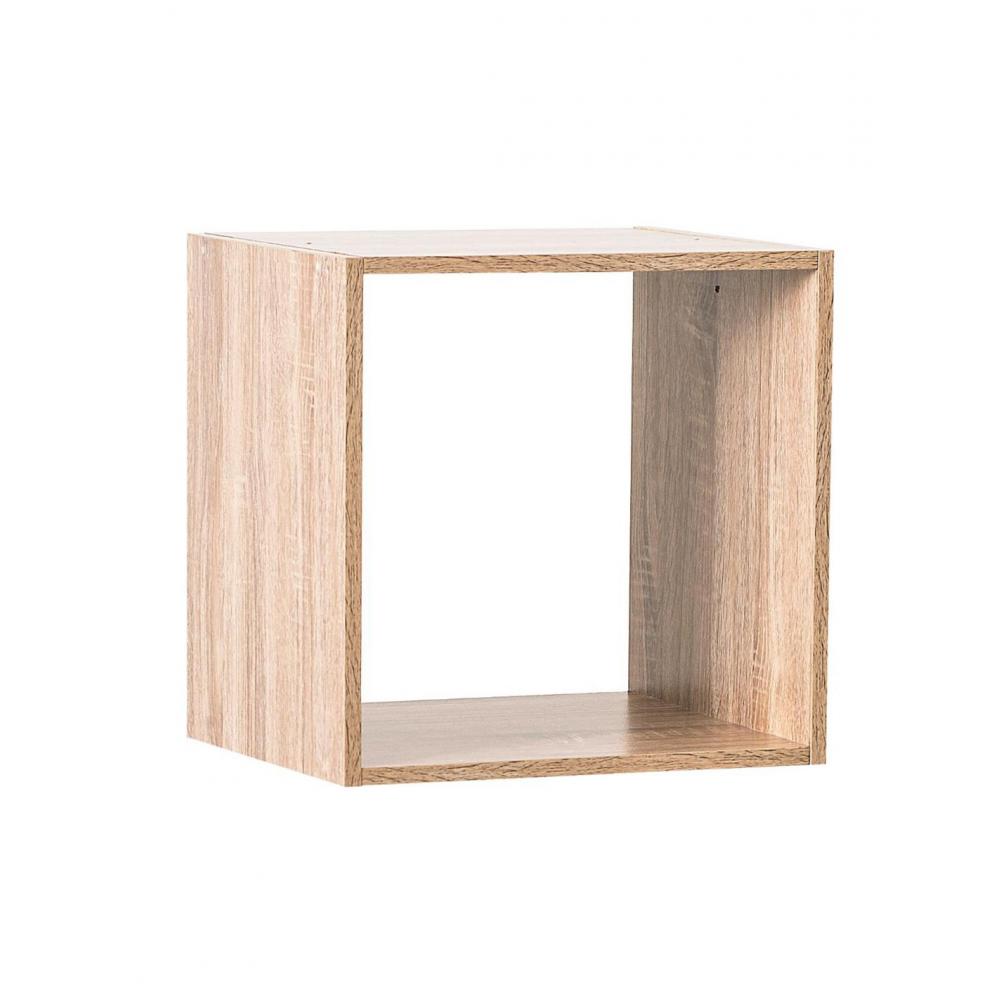 Ράφι τοίχου MDF κύβος φυσικό 34,5Χ32Χ34,5 Plastona 07.138966