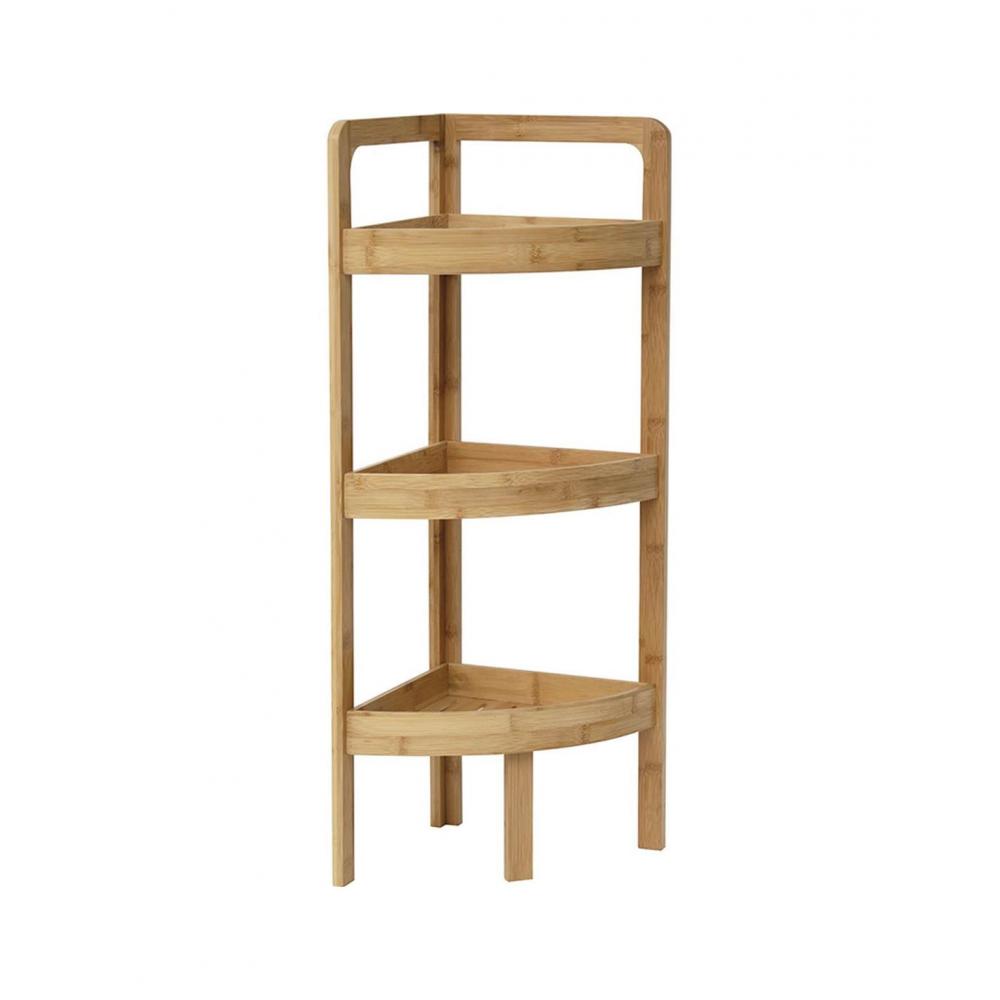 Ραφιέρα γωνιακή 3 ράφια bamboo 30X30X90 Plastona 06.98162195