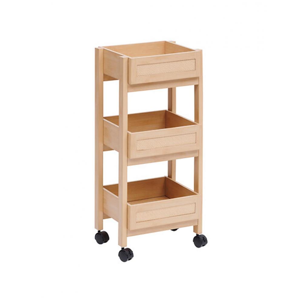 Ραφιέρα MDF με ρόδες 39,6x30x85,5cm Plastona 07.206959