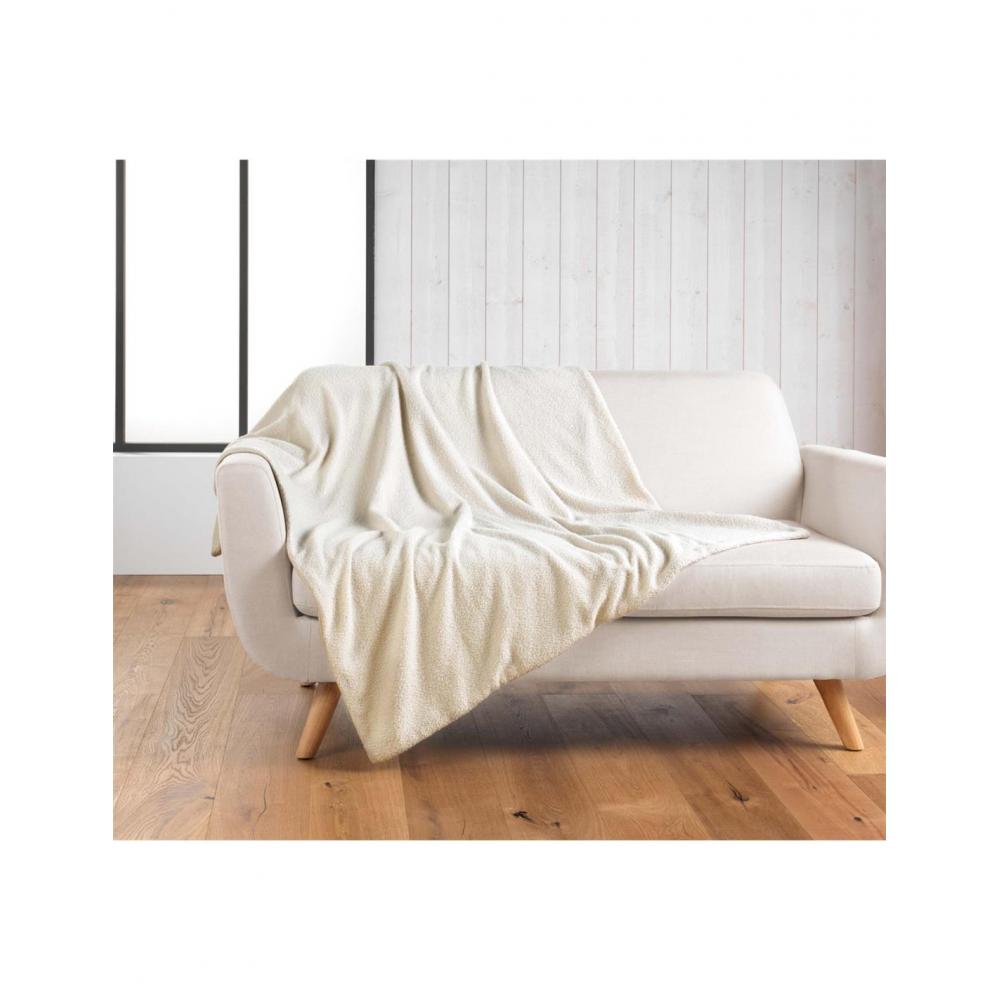 Ριχτάρι curly wooly εκρού 125x150cm Plastona 027.1612091