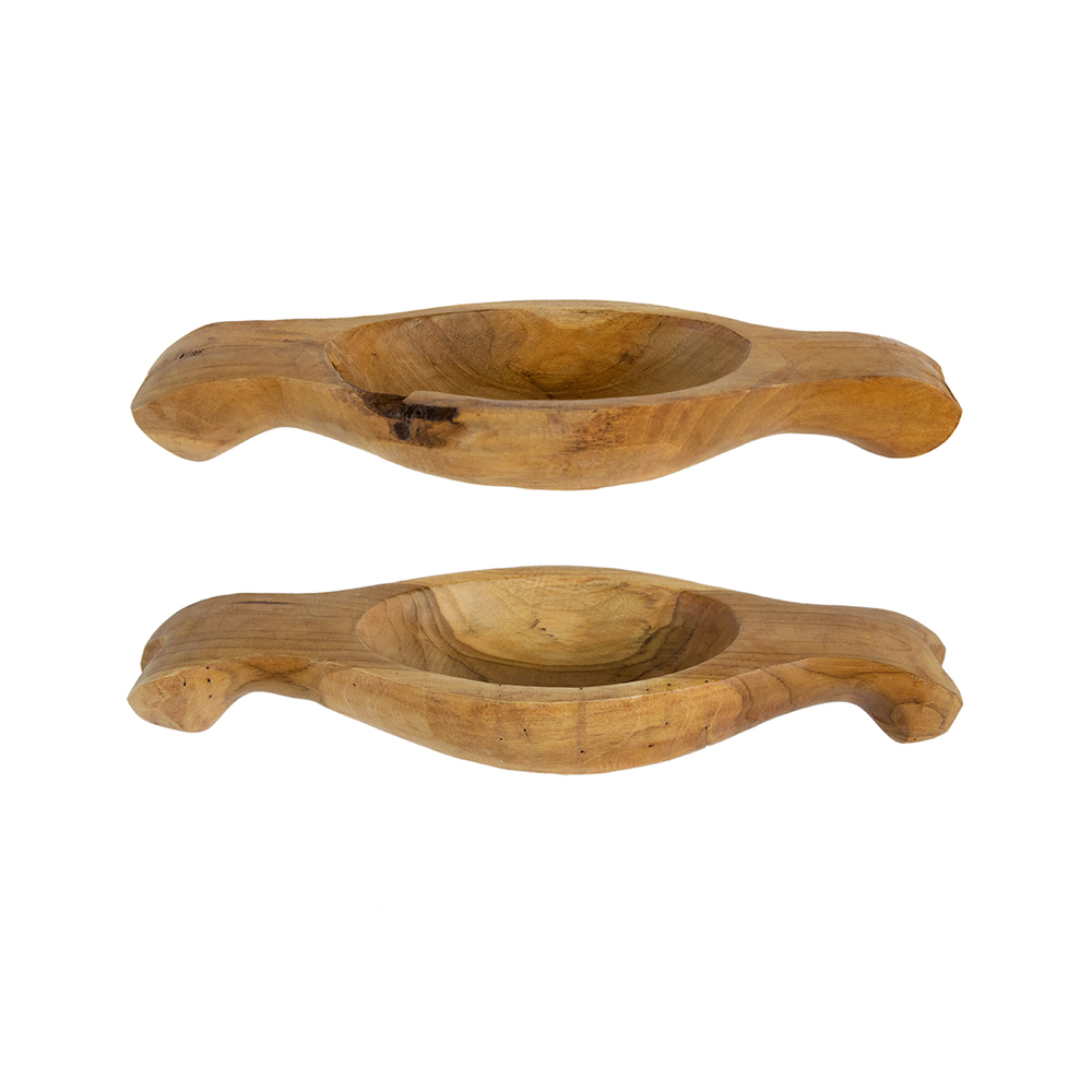 Artekko Shaunlop Μπώλ Ξύλινα Σετ/2 (13x5x2)cm (13x5x2)cm Artekko SA80204