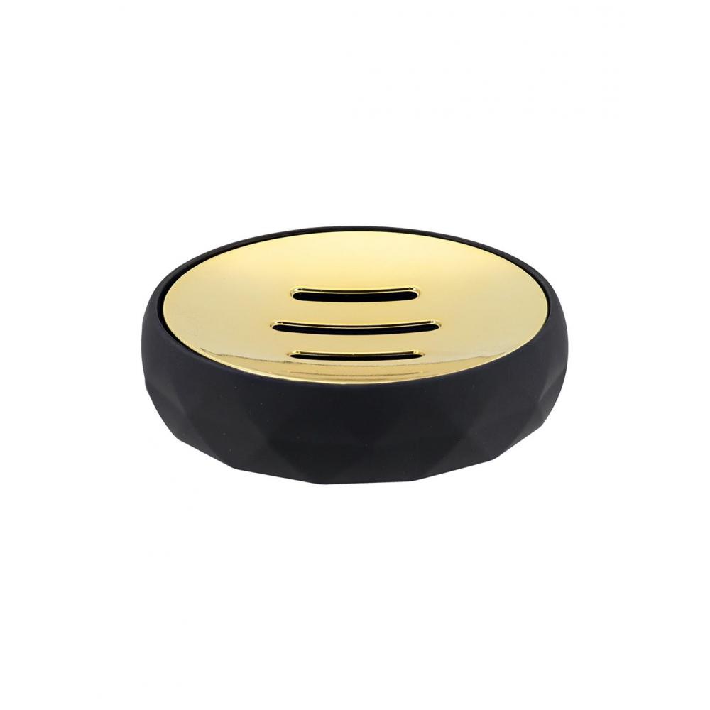 Σαπουνοθήκη ABS rubber μαύρο Plastona 06.64138103