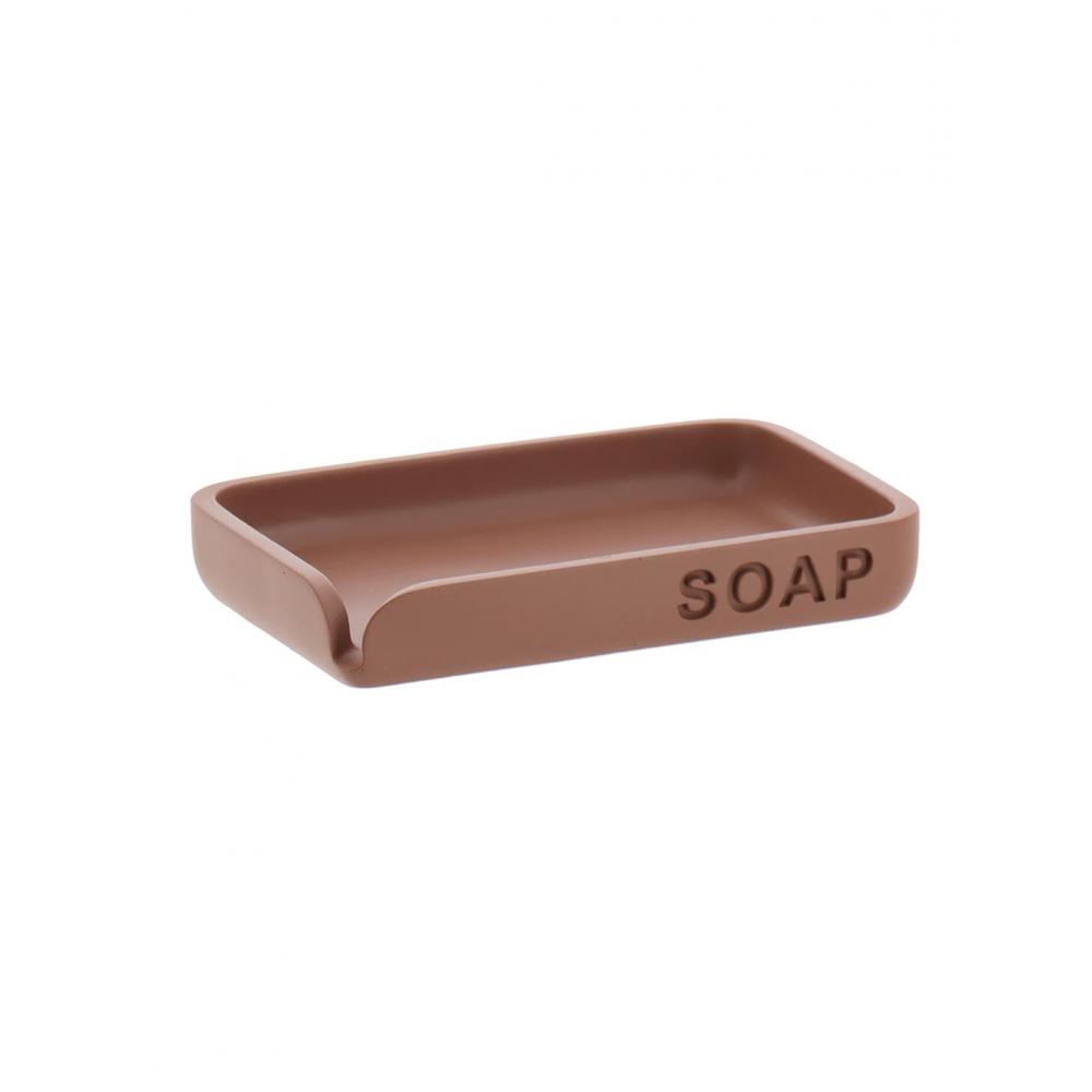Σαπουνοθήκη polyresin Mocha 13x9x2cm Plastona 06.64210164