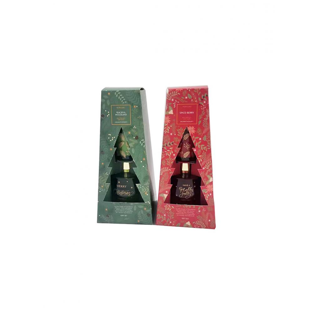Σετ δώρου Christmas κερί με diffuser 9,5x9,5x22cm Plastona 014.XMR4538