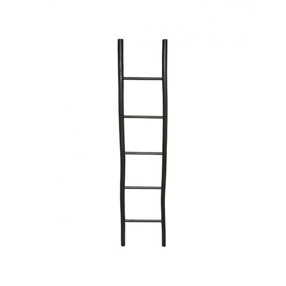 Σκάλα ξύλινη μαύρη 38x6x180cm Plastona 07.182346