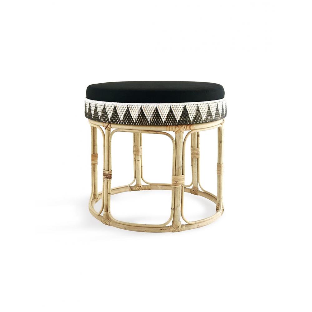 Σκαμπώ / τραπέζι Rattan  60x50 cm Plastona 031.33310