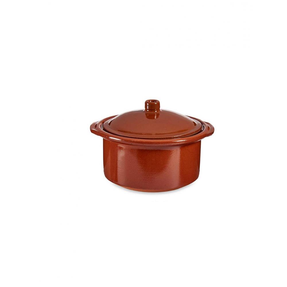 Γάστρα  πυρίμαχη  terracotta 1,5l/Φ20x13,5cm Plastona 029.99535