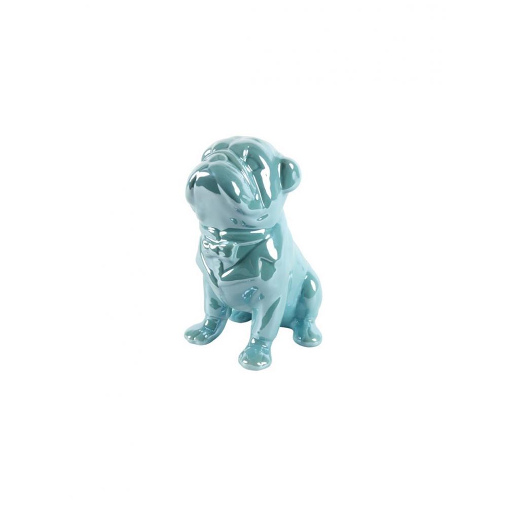 Σκύλος  θαλασσί ιριδίζον 13,5x10x17,5cm Plastona 013.808241
