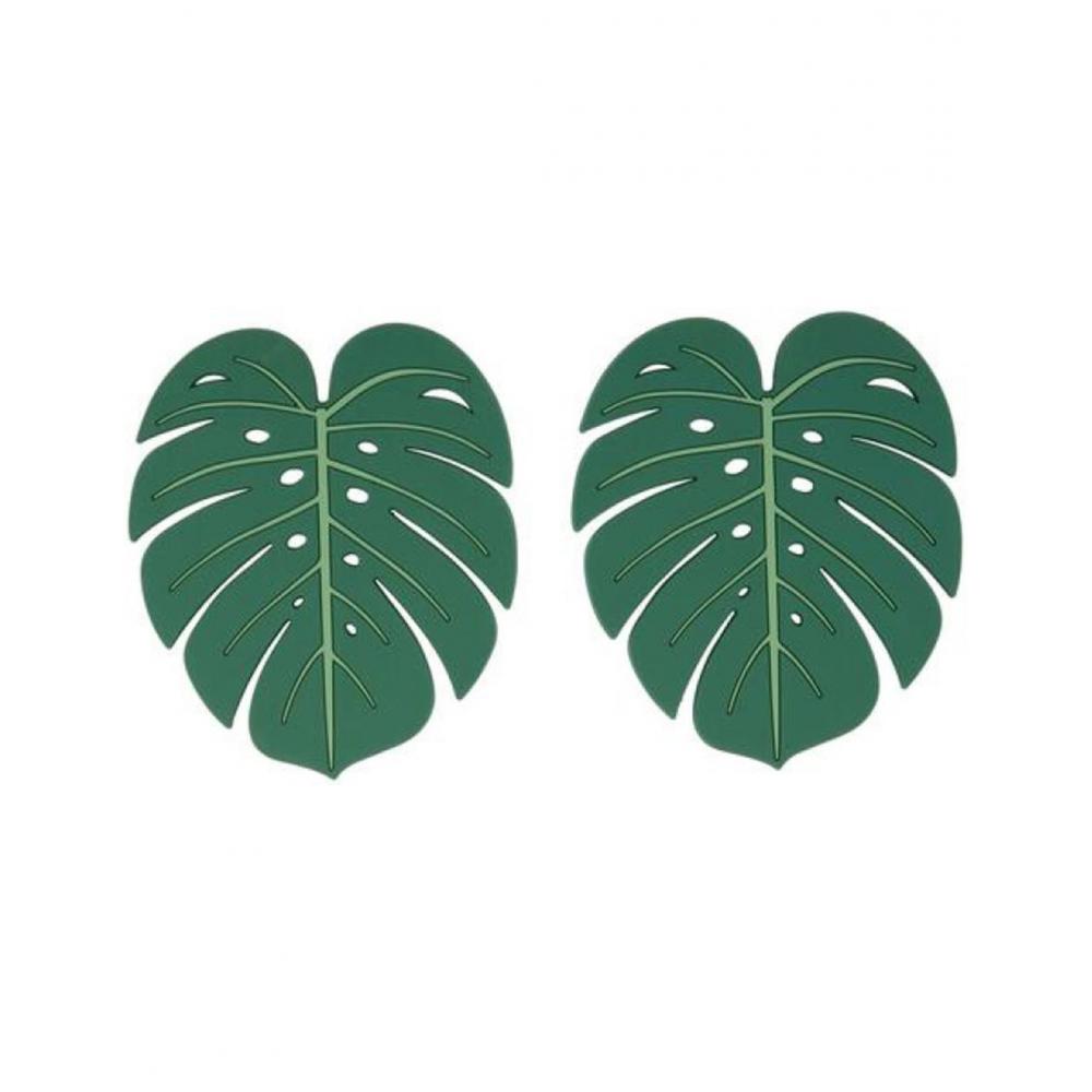 Σουβέρ φύλλο πράσινο 10x12 cm/set 2pcs Plastona 03.56931