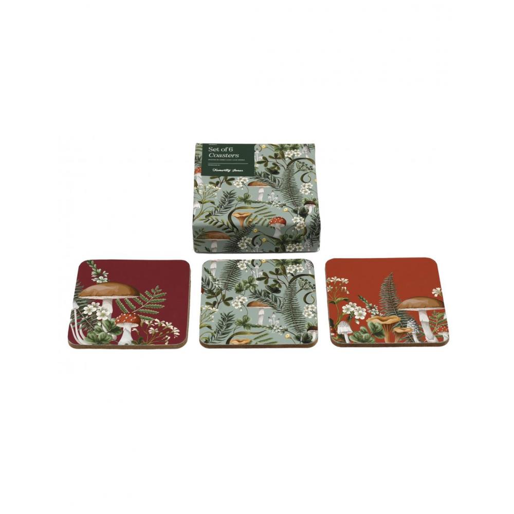 Σουβέρ MUSHROOM set 6τμχ Plastona 014.KG3504
