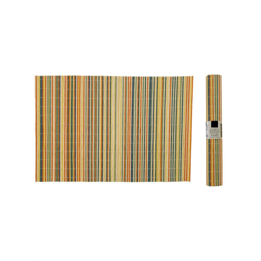 Σουπλά bamboo multicolour 45x30cm Plastona 014.KG3634