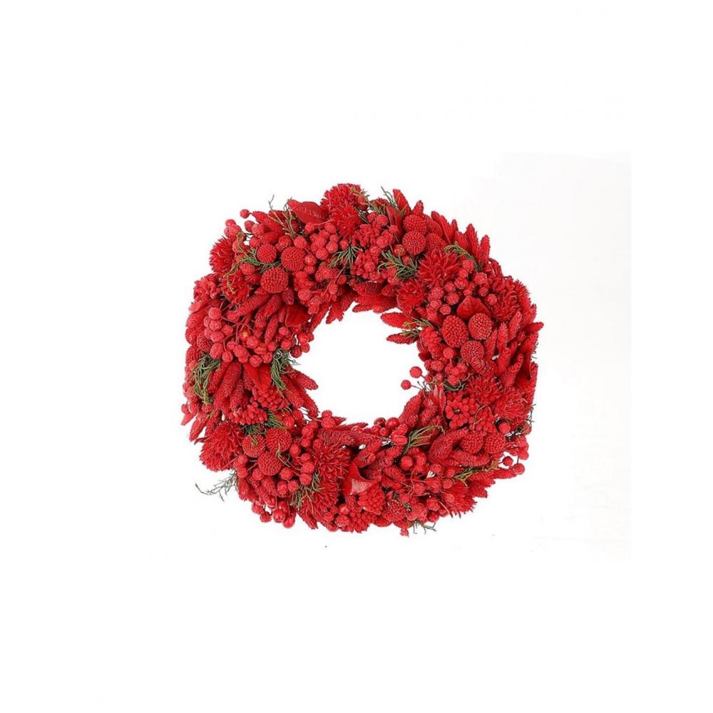 Στεφάνι berries κόκκινο Φ30 Plastona 012.162301109