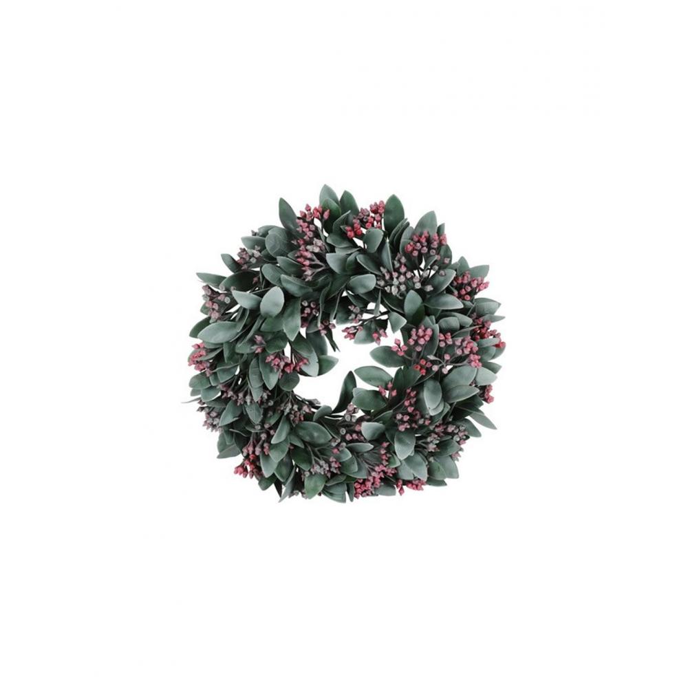 στεφάνι ευκάλυπτος με berries frost Φ30 Plastona 013.809539