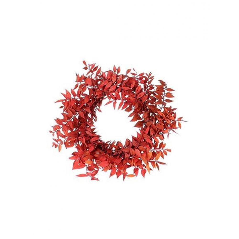 Στεφάνι κόκκινα φύλλα Φ24cm Plastona 012.902201085