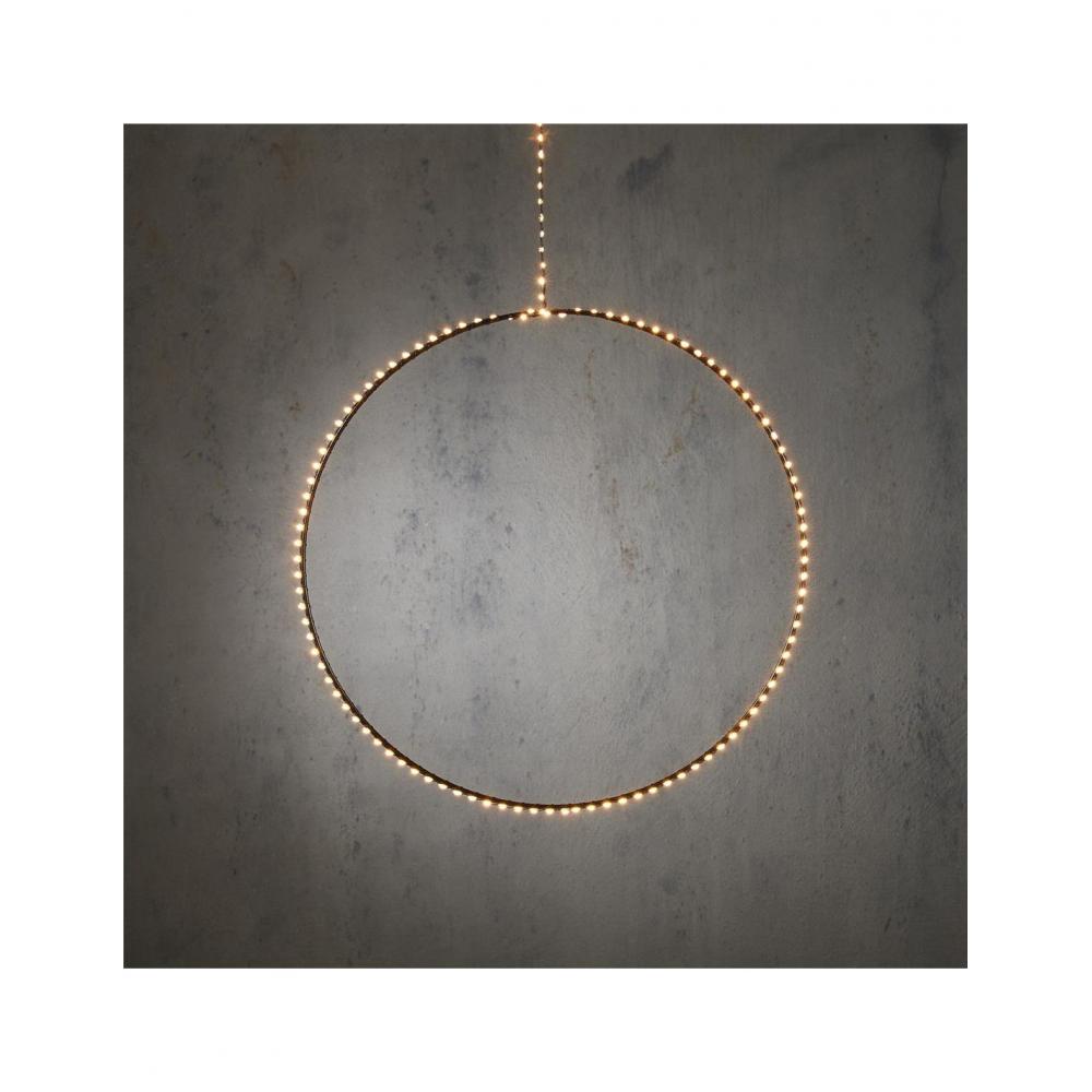 Στεφάνι περιγ/μα  φωτιζόμενο Χ145LED warm 50εκ. Plastona 03.02697