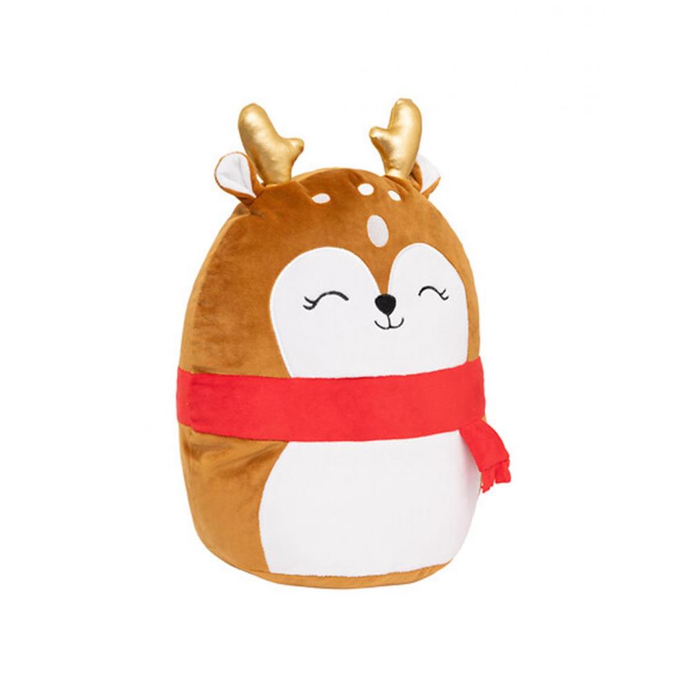 Τάρανδος μαξιλάρι λουτρινο Squishy 26x15x35cm Plastona 07.208637B