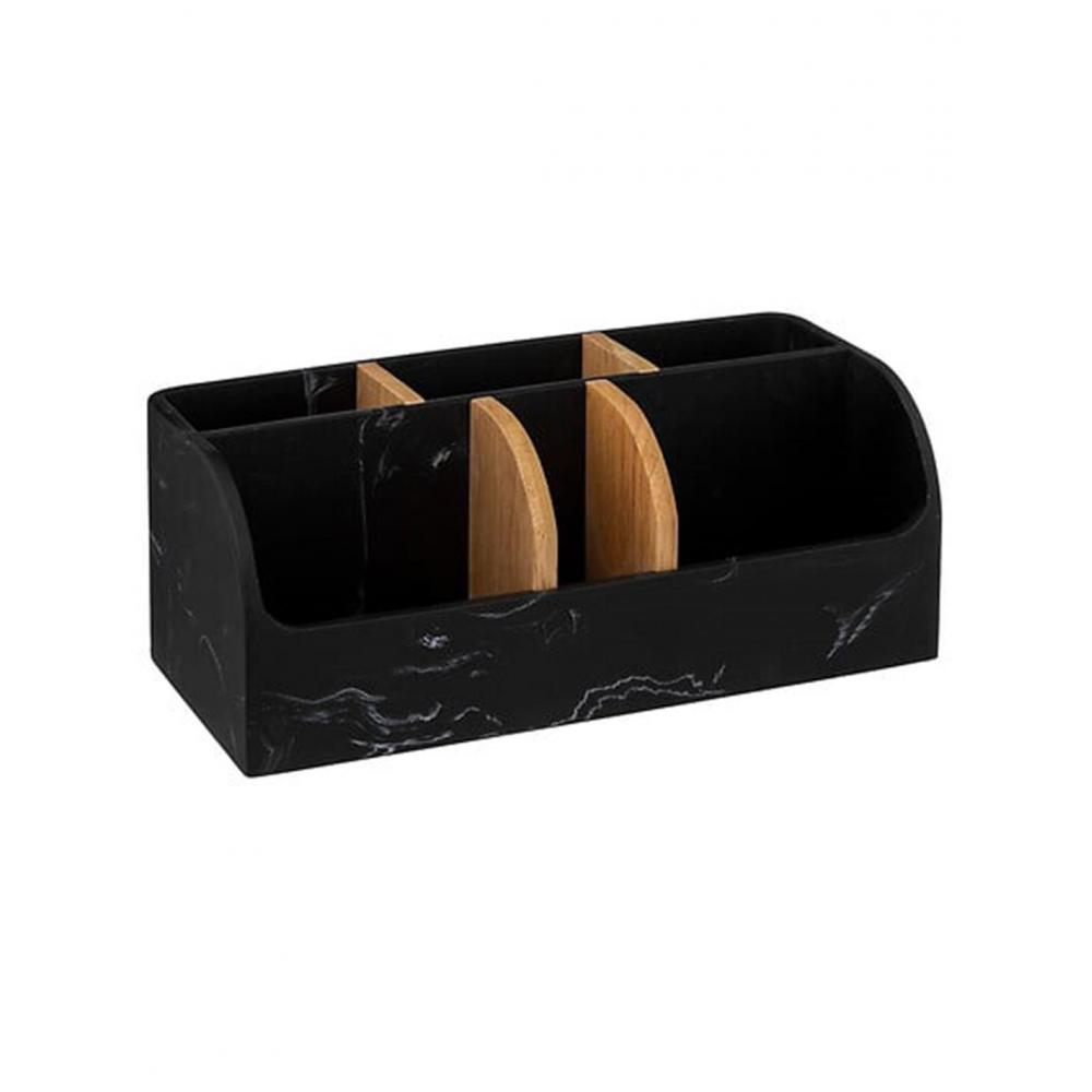 Θήκη οργάνωσης  black marble 25,6x12,1x10cm Plastona 07.174792B