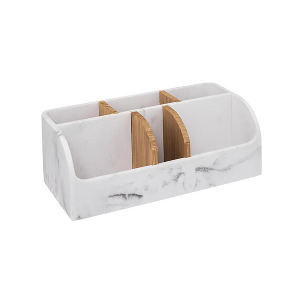 Θήκη οργάνωσης  white marble 25,6x12,1x10cm Plastona 07.174792