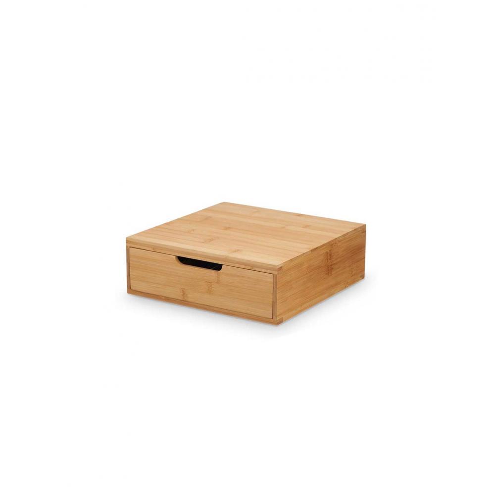 Θήκη συρταρωτή για κάψουλες bamboo 30x30x10cm Plastona 029.94602