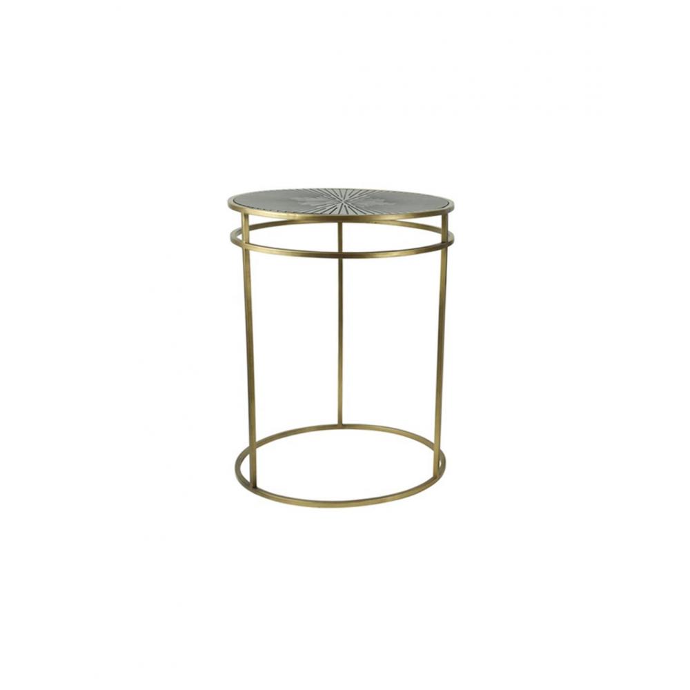 Τραπέζι βοηθητικό μεταλ. Φ47Η60cm Plastona 013.813924B