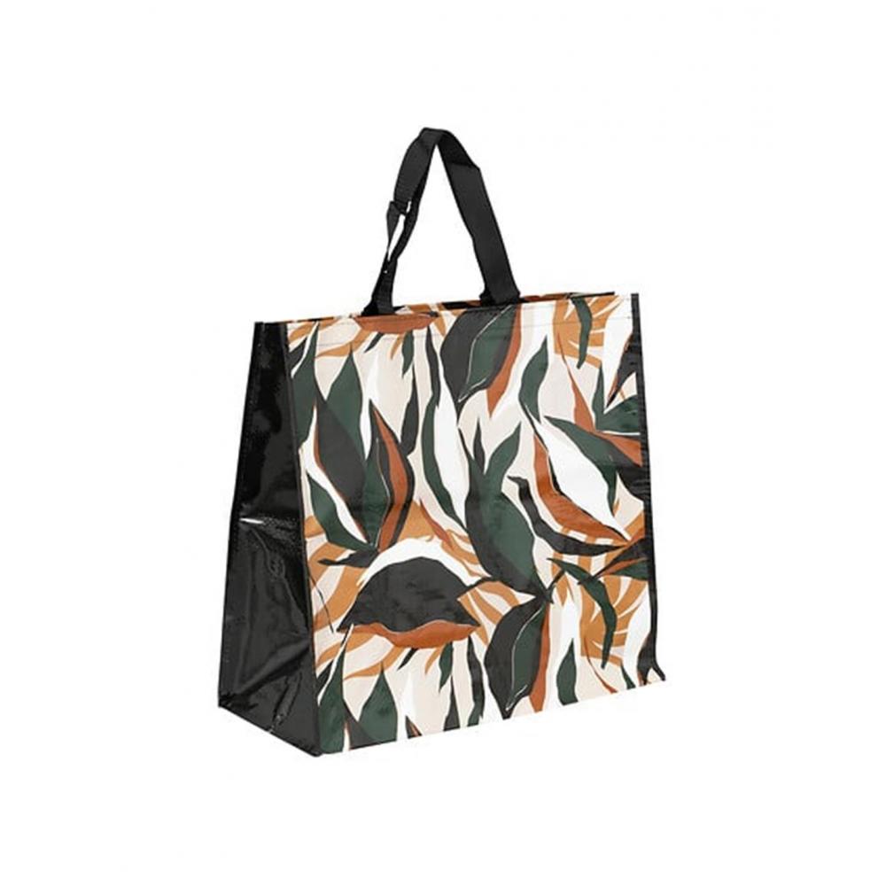 Τσάντα αγορών φύλλα 43x21x45cm Plastona 07.164555D