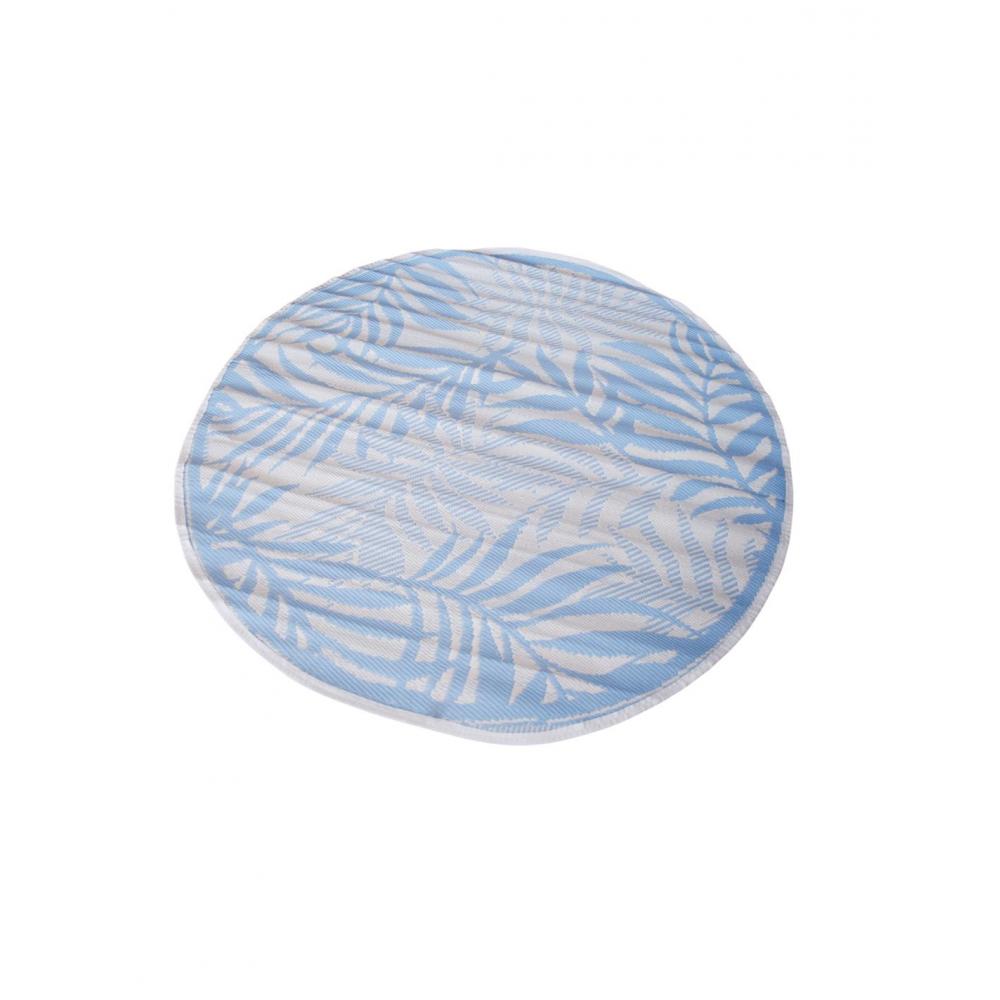 Χαλί εξ.χώρου pp μπλε φύλλα Φ150 Plastona 00.02.23204
