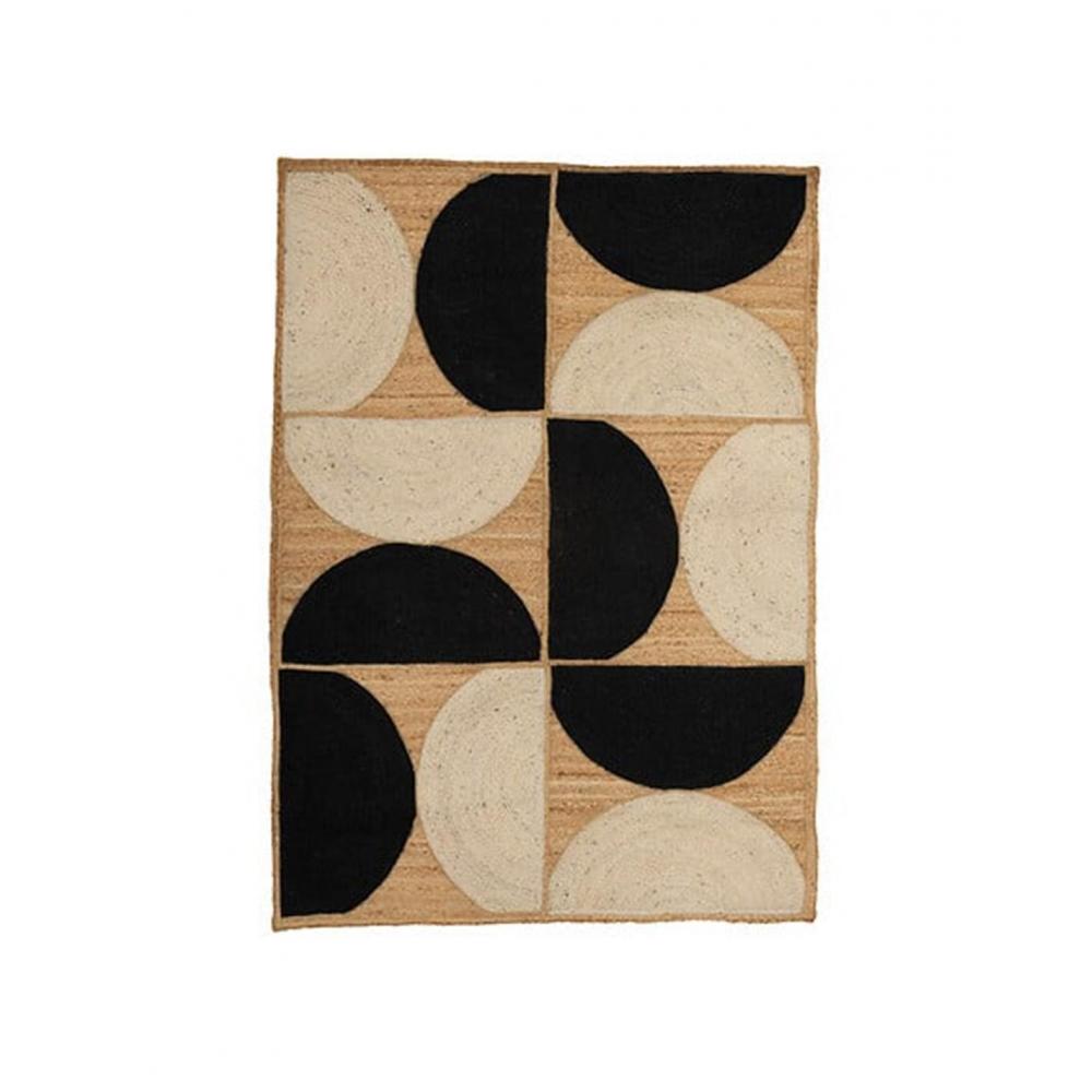Χαλί  γιούτας ημικύκλια σχέδια 120x170cm Plastona 07.209062