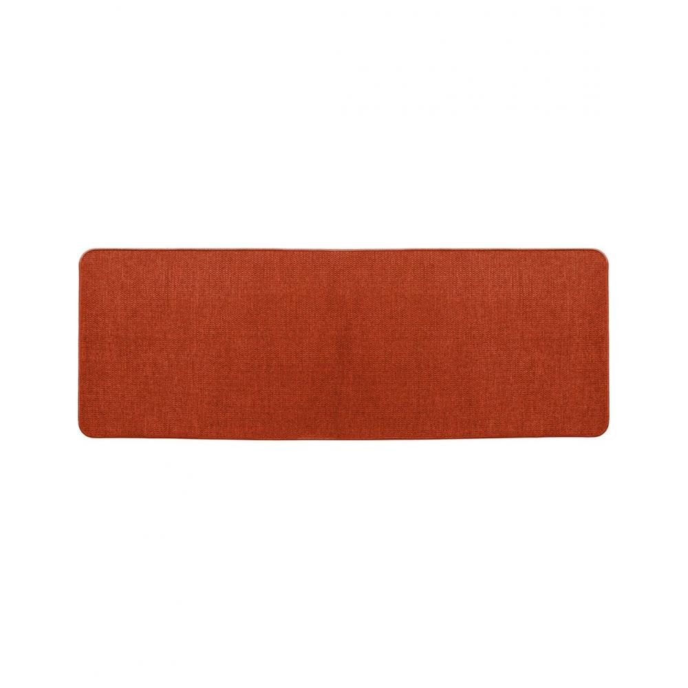 Χαλί κουζίνας βελουτέ polyester terracotta 45x120cm Plastona 05.4702736