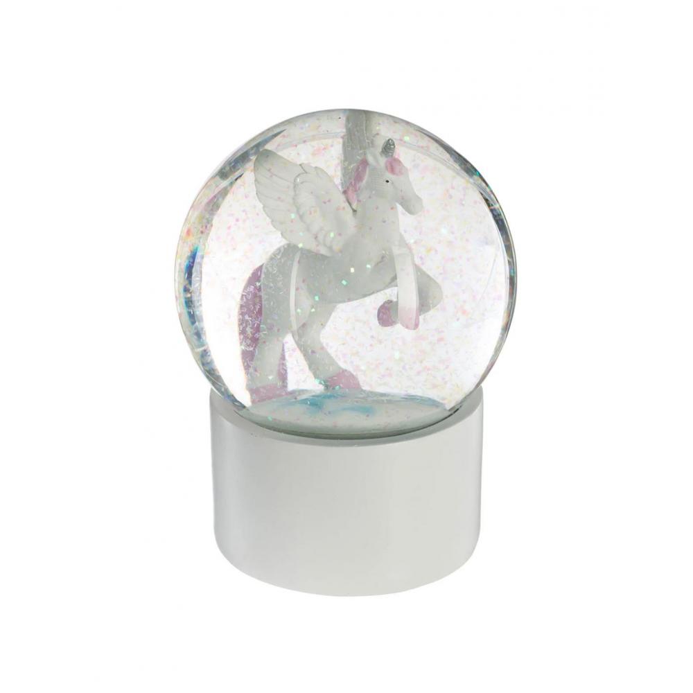 Χιονόμπαλα με μονόκερο Φ10 H. 13,2 cm Plastona 07.158570