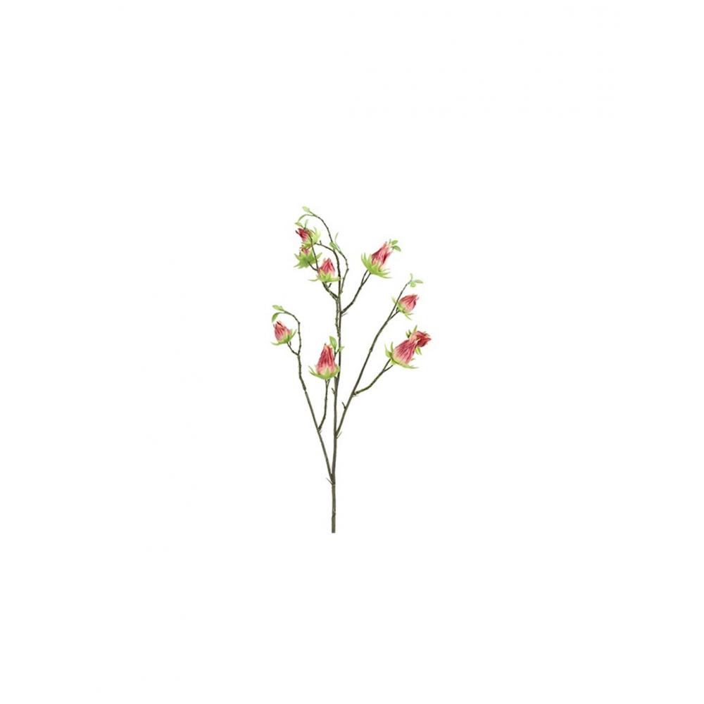 Υβίσκος κλαδί ροζ H76cm Plastona 013.811221
